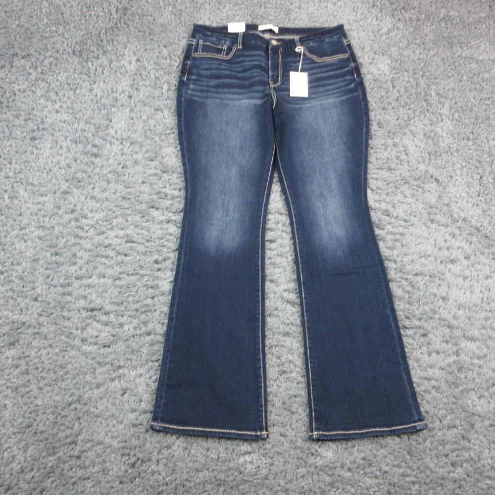 BKE Jeans Womens 33X34 Blue Gabby Bootcut High Rise Curvy Fit 36x34* Denim NWT